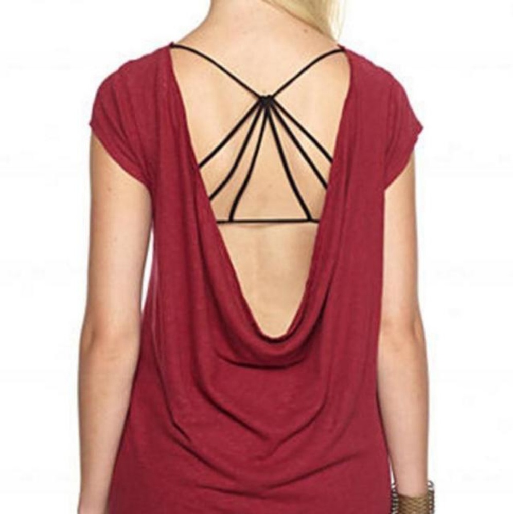 Worn Once Free People Prairie Linen Tee